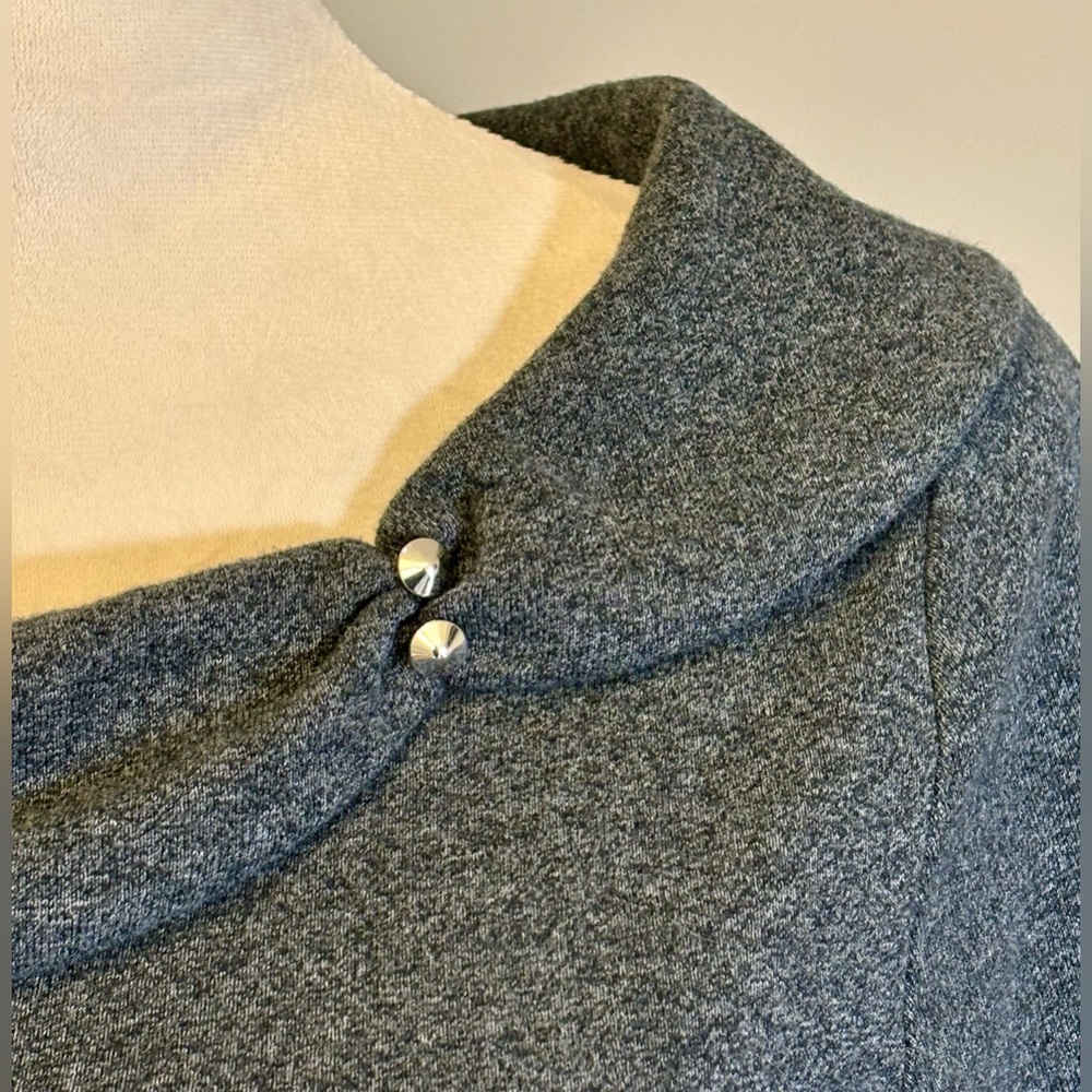 Rafaella 3/4 sleeve bateau neckline knit top